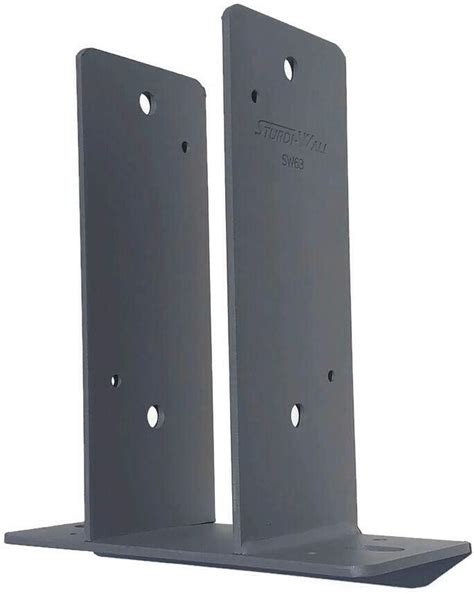 replace metal post brackets concrete|4x4 to 2x6 support brackets.